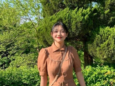 여친룩 입은 지아영 치어리더