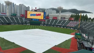[스포츠중계 좀비티비] 사직 구장 비 소식 지연…삼성-롯데전 정상 개최 가능성↑
